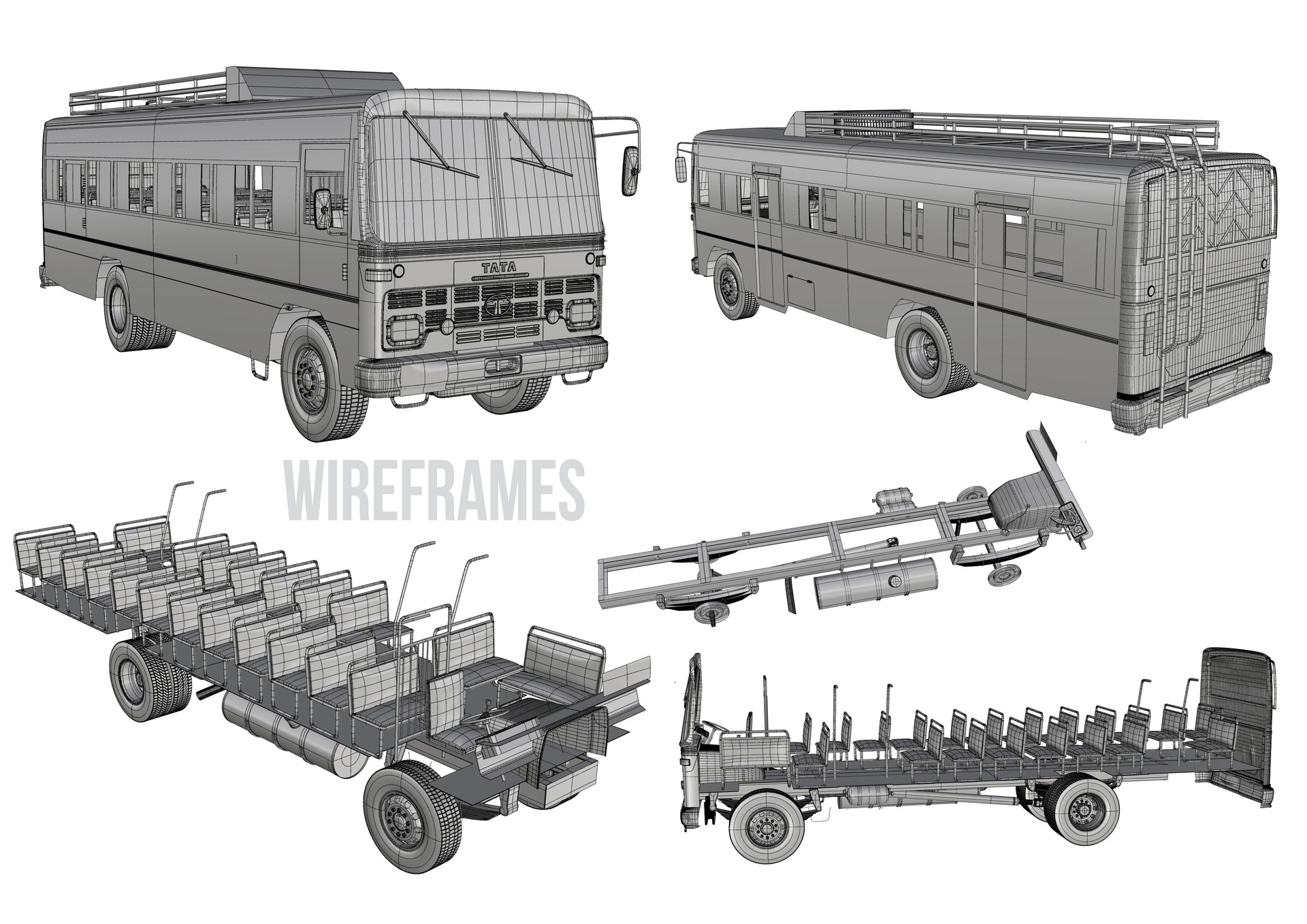 Artstation Himalayan Mountain Bus Tata 1612 Participant Of