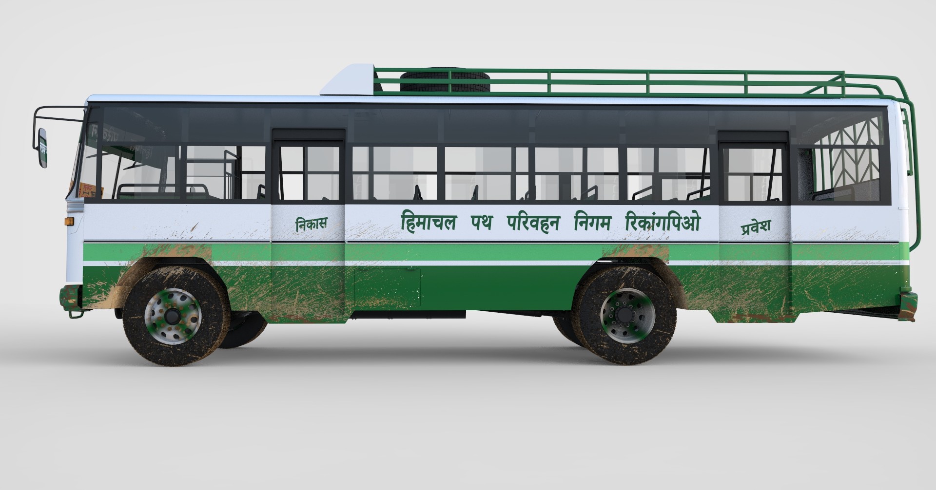 Artstation Himalayan Mountain Bus Tata 1612 Participant Of