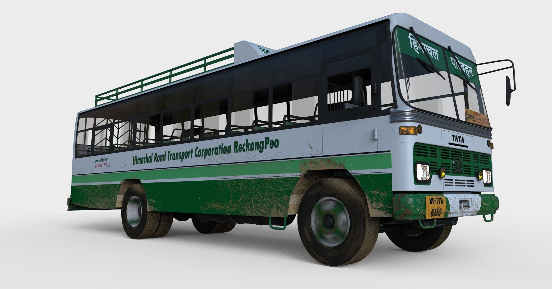 Artstation Himalayan Mountain Bus Tata 1612 Participant Of