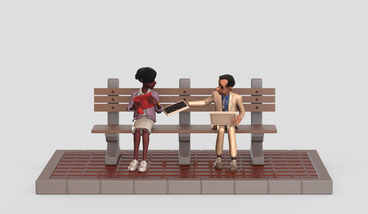 Forrest gump hotsell lego