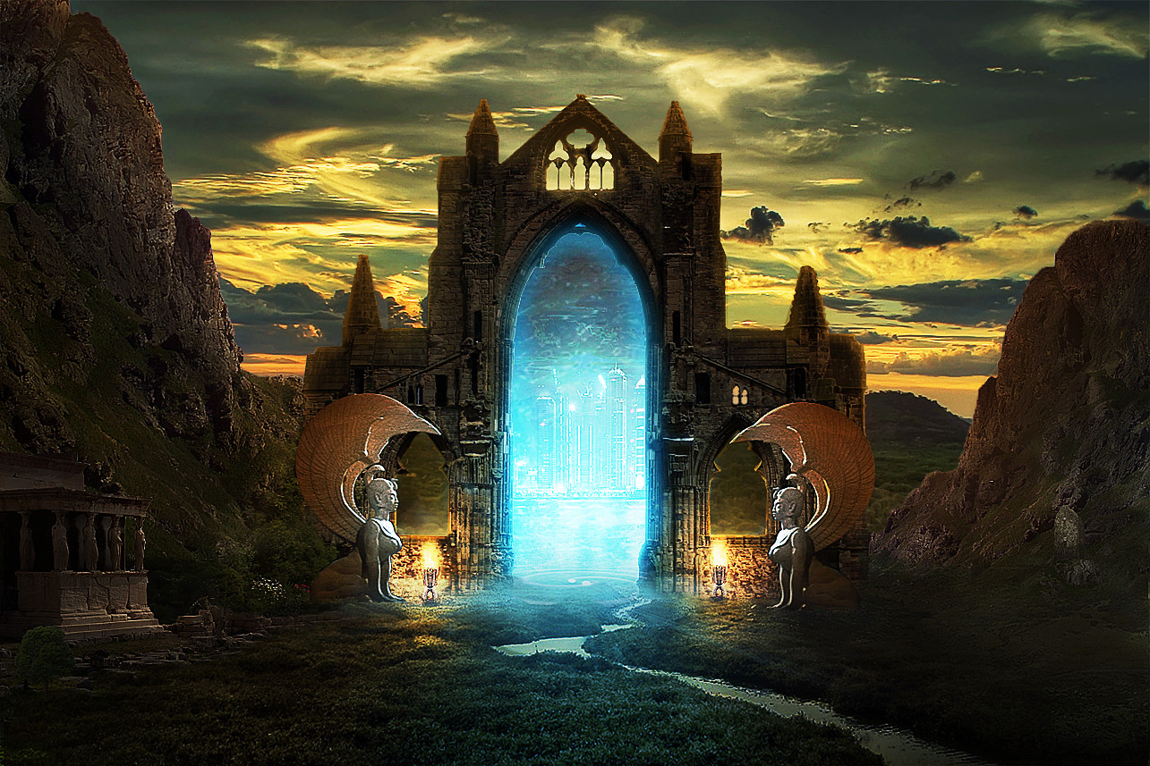 Магический портал. «Арка-врата» Миссури. Сказочная арка. Магические ворота. Сказочные врата.