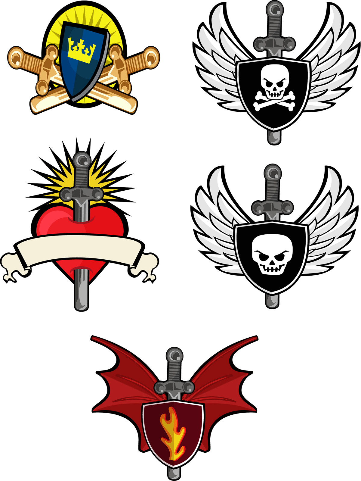 Becky Ballantine 2d Ui Tattoo Concept Designs For Lego Rock Band