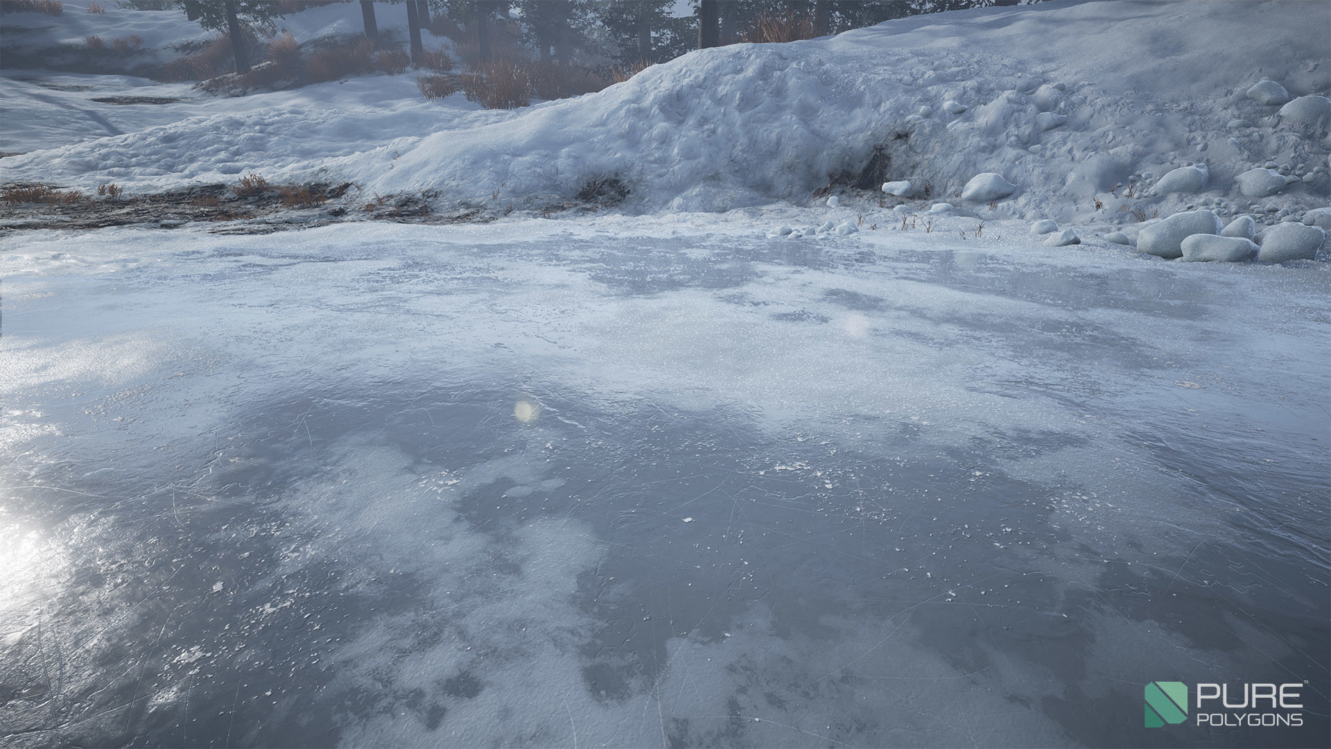 Artstation Substance Unreal Tutorial Forest Snow