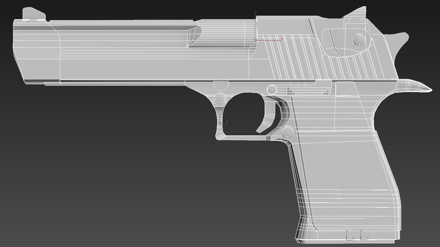 3d пистолет скачать чертеж Андрей Игошев - DESERT EAGLE