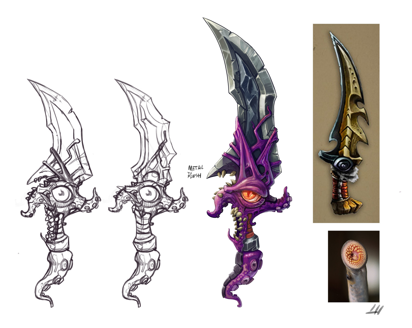 Whisper of the old gods inspired dagger.