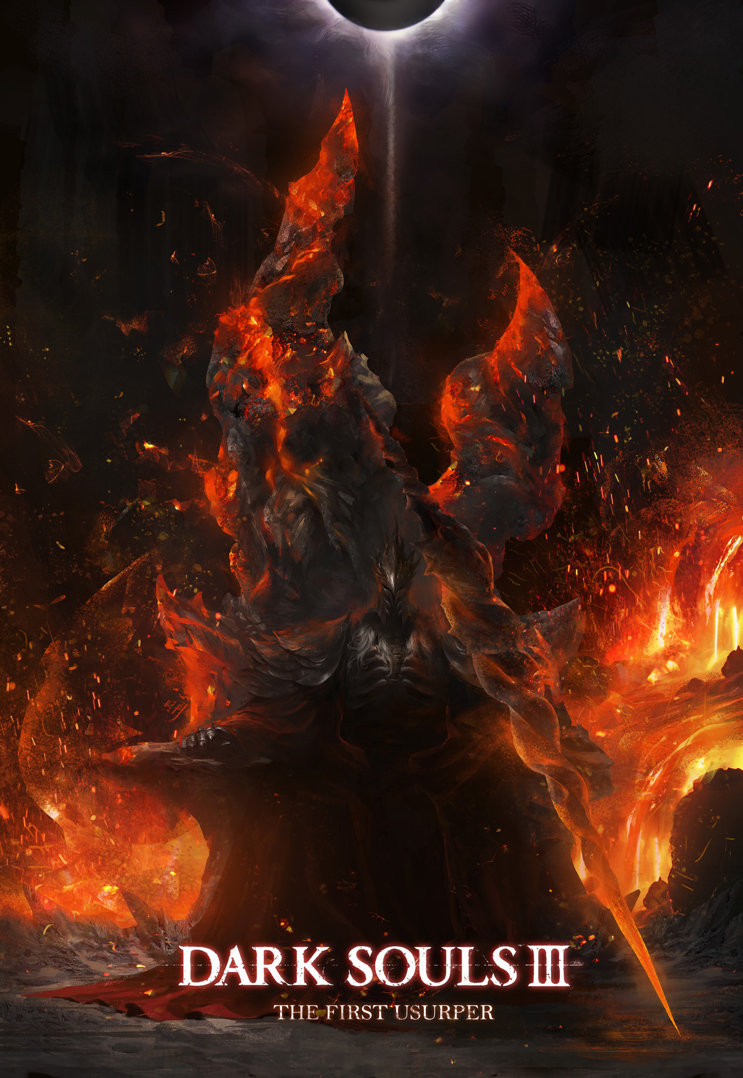 Artstation Dark Souls 3 The First Usurper Jooho Lee Link the flame or let it fade with the firekeeper (or absorb it yourself like the greedy giant dad you are). artstation dark souls 3 the first