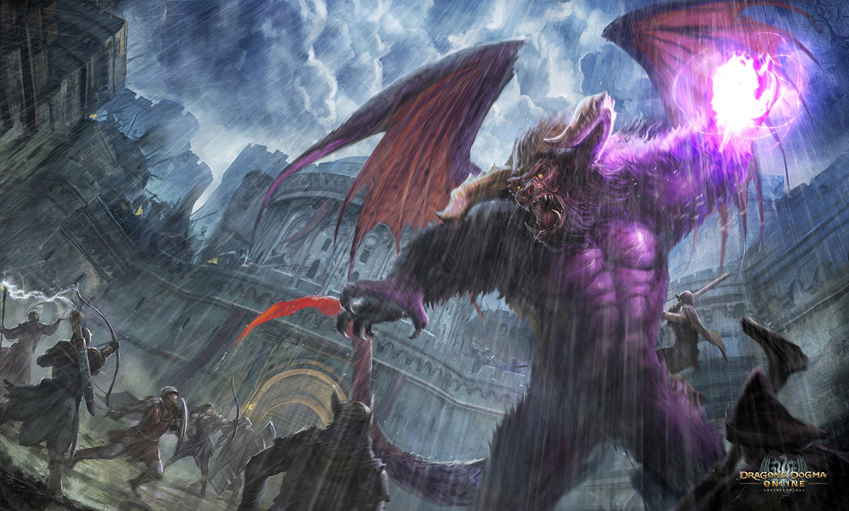 Artstation Dragon S Dogma Online Demon Battle Marthe Jonkers
