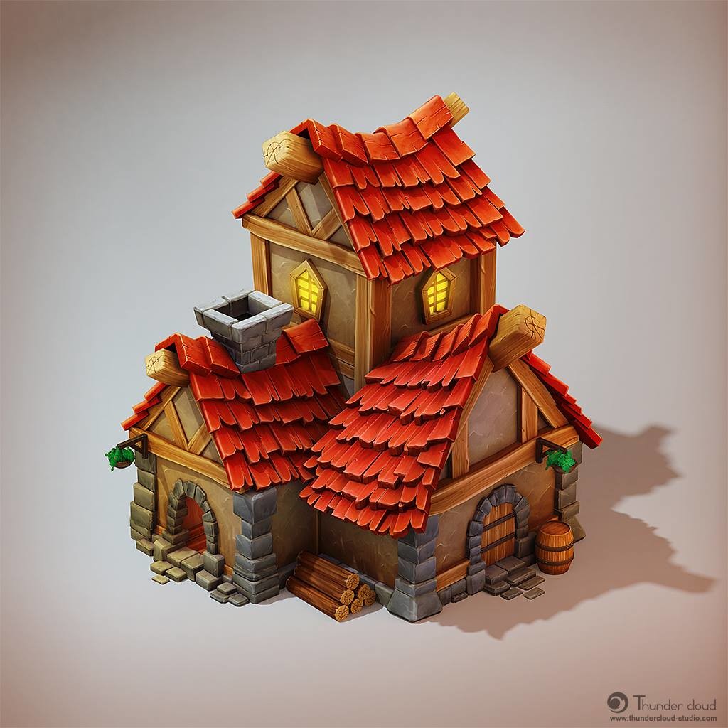 ArtStation - 3D Game Art Outsourcing - Pirate House ...