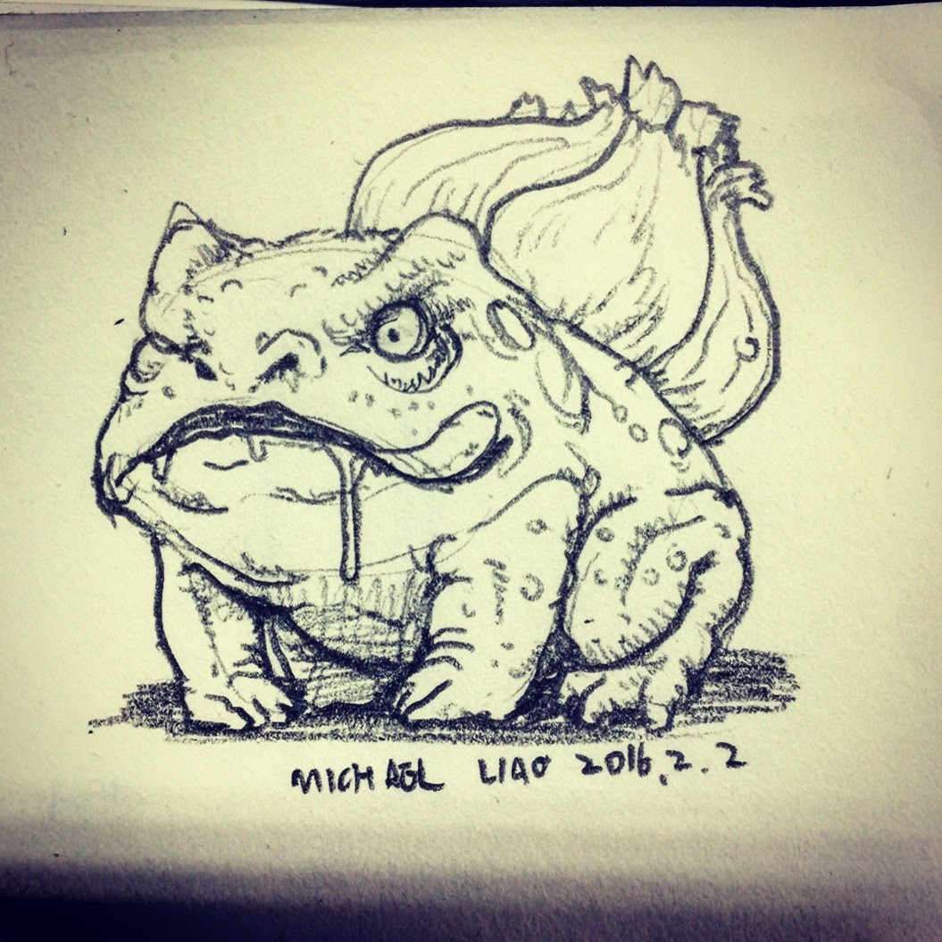 Michael Liao Pokemon Monster 2d Art Work