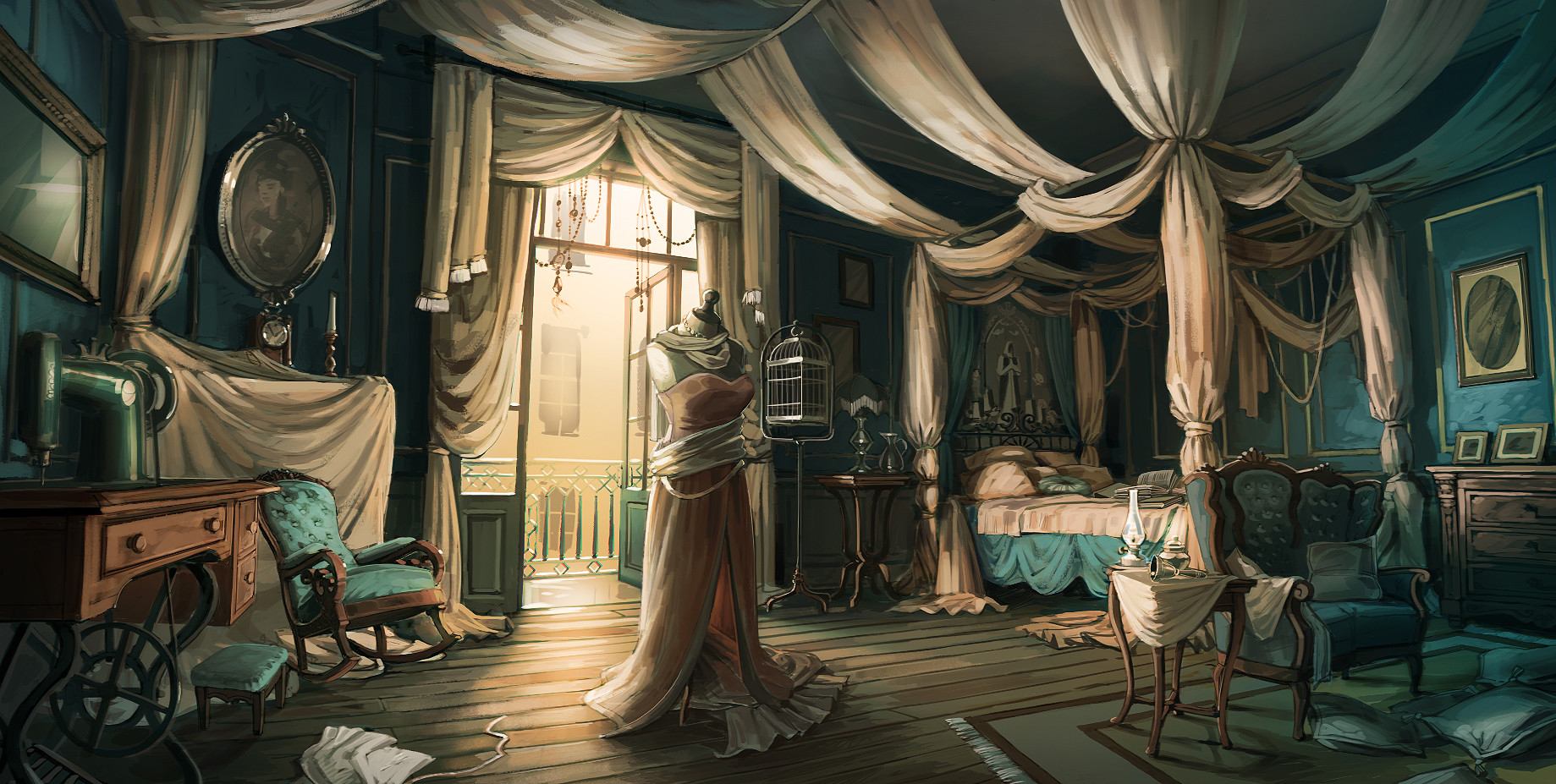 Artstation bedroom