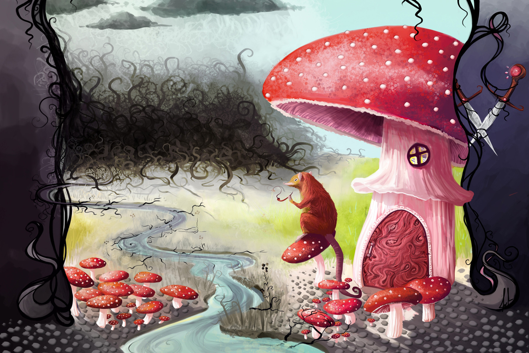 ArtStation Infected Mushrooms