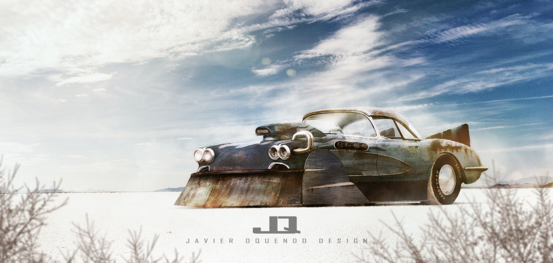 ArtStation - Bonneville Salt Flat Racers, Javier Oquendo ArtStation - Bonneville Salt Flat Racers, Javier Oquendo