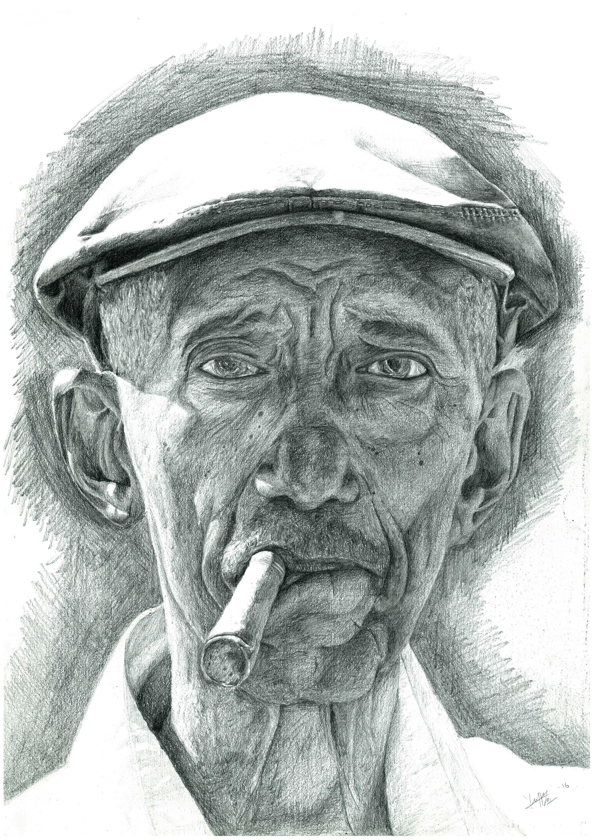 Artstation Pencil Drawing Yeo Hoe Hiong