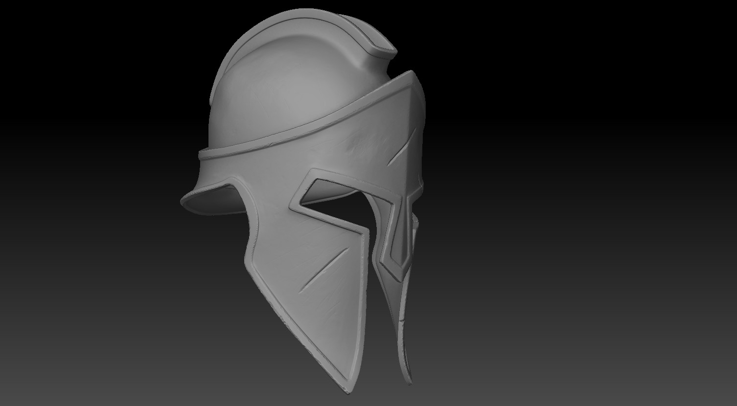 Artstation Spartan Helmet Aleksey Ponomarenko