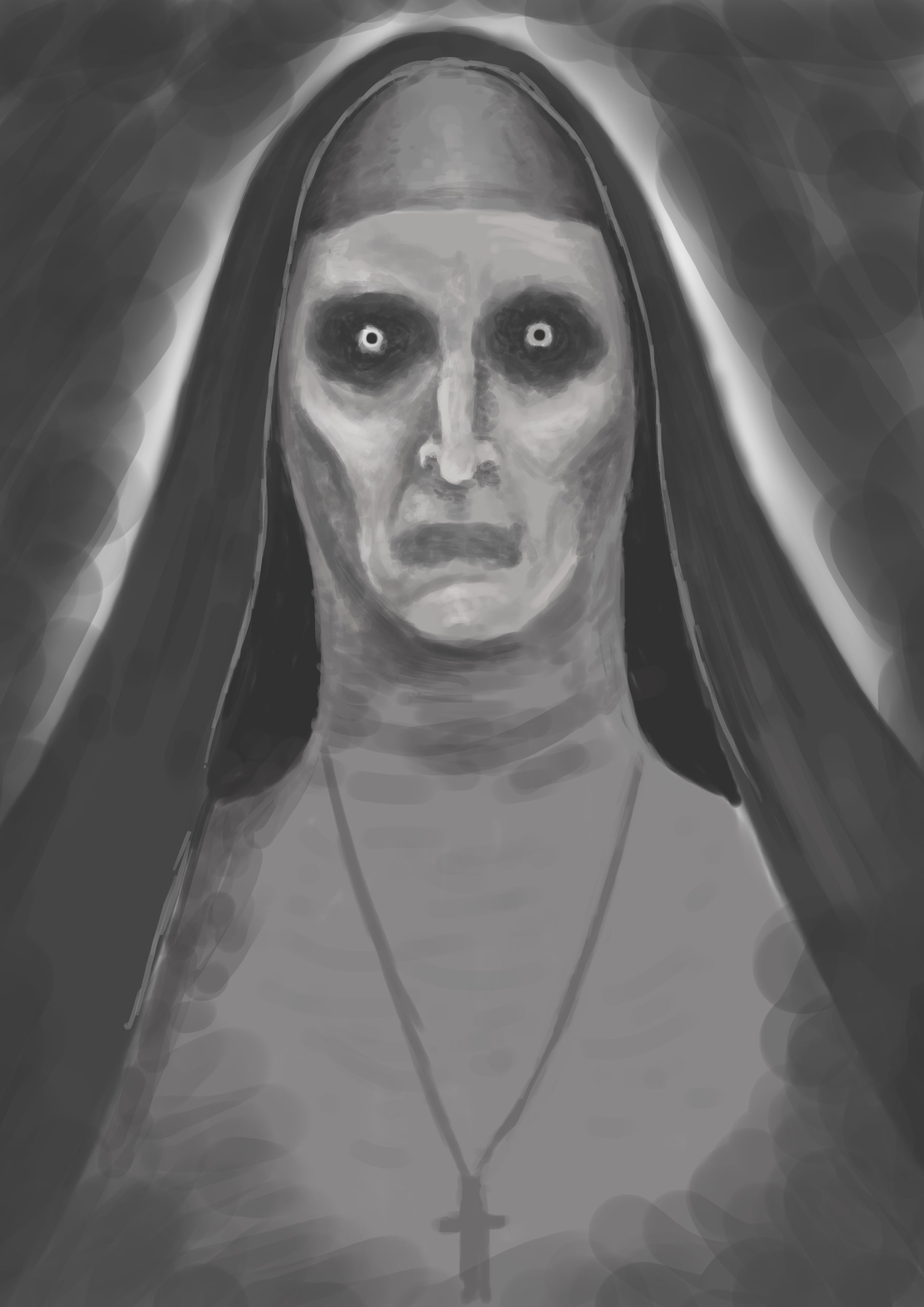 Jeroen Gyesbreghs - Valak painting (The Conjuring 2)
