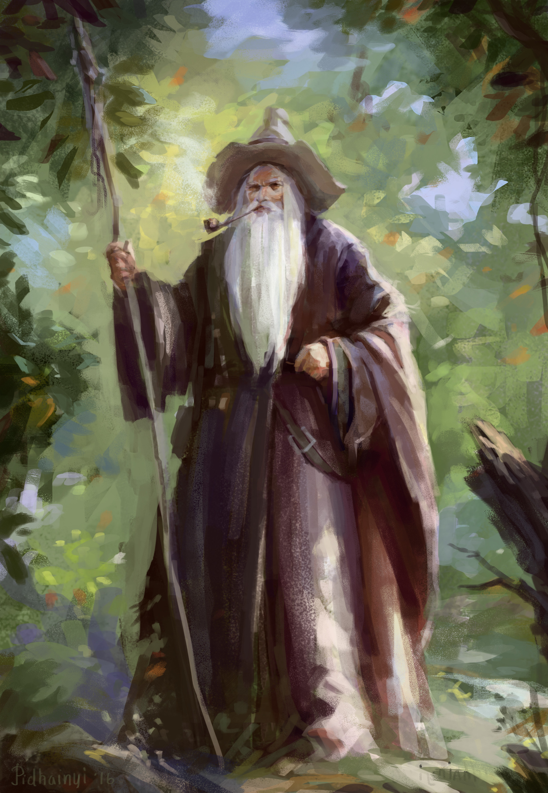 ArtStation - Gandalf sketch Eugene Pidhainyi