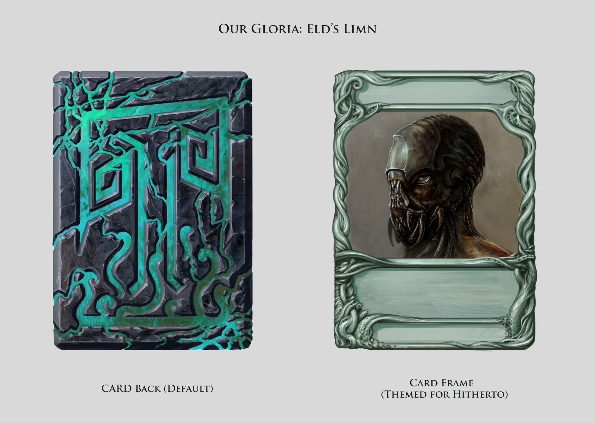 Artstation Ogel Card Back And Frame Alexander Griggs Burr