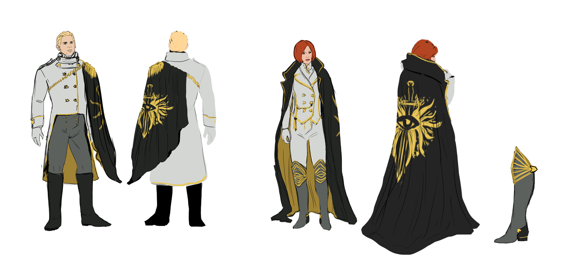 Artstation Inquisition Alternate Formal Outfits Marelia Popescu