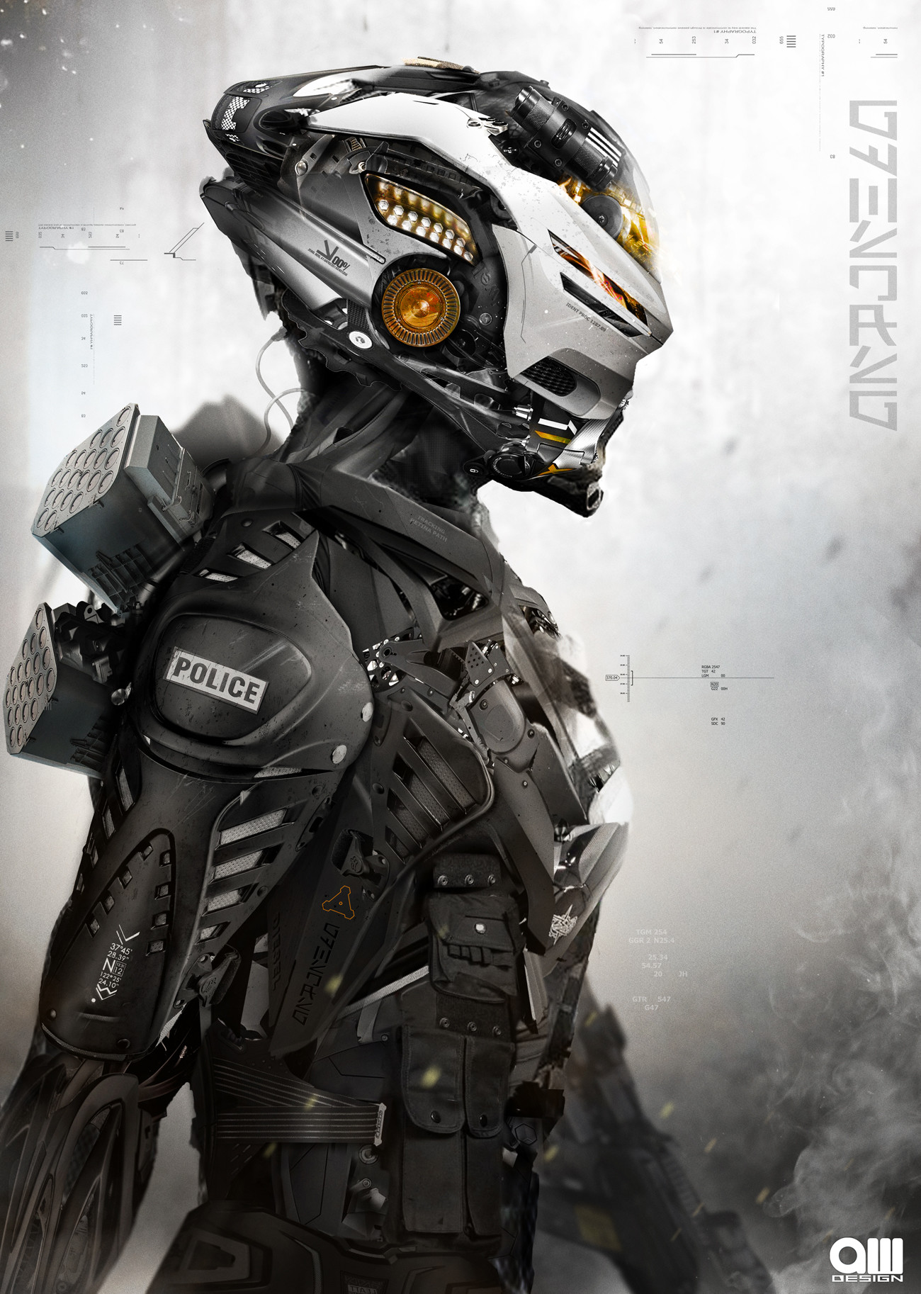 ArtStation - MECH / Police trooper, Adrien WIRA