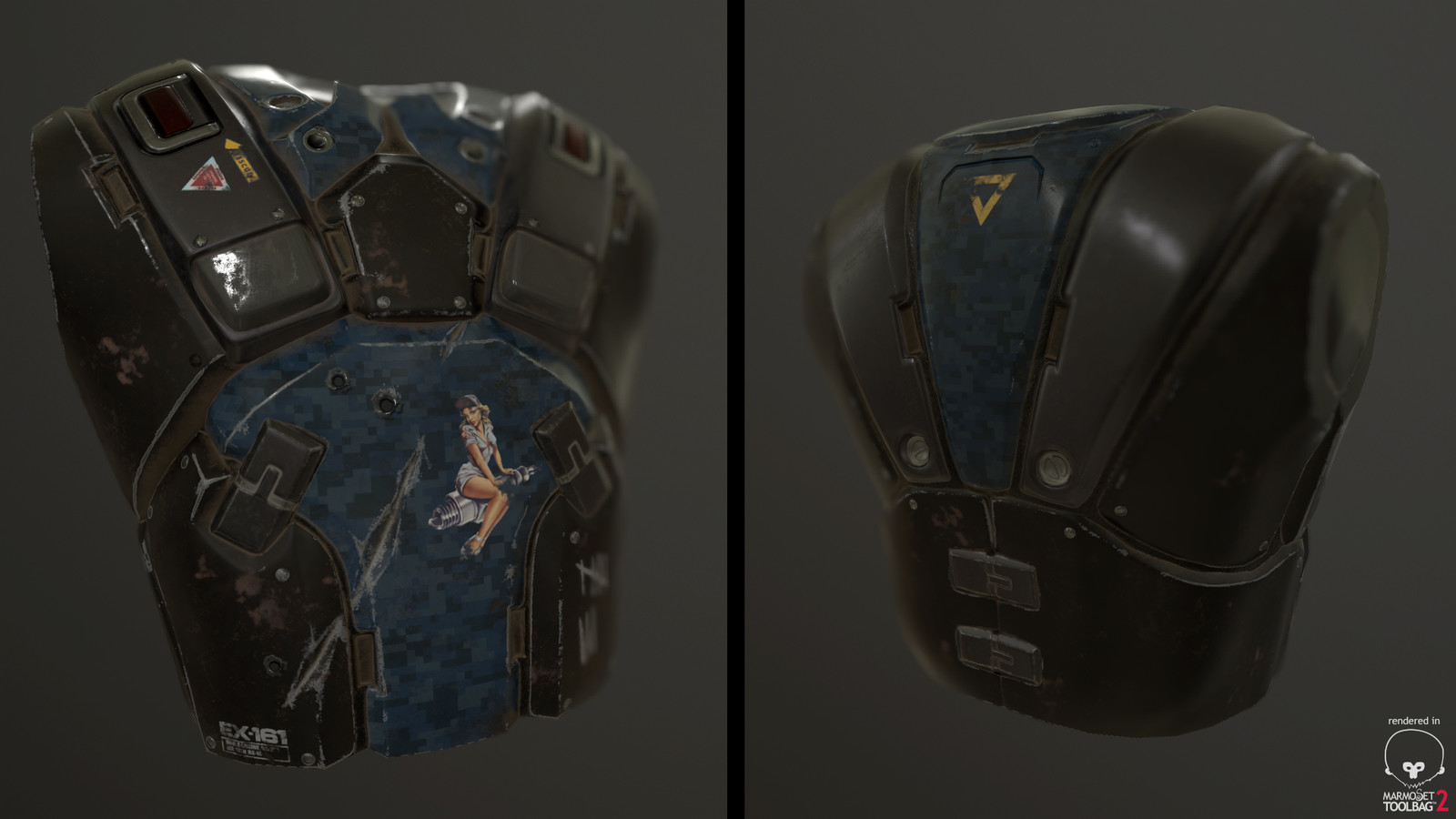 Marmoset ToolBag - Front and Back
