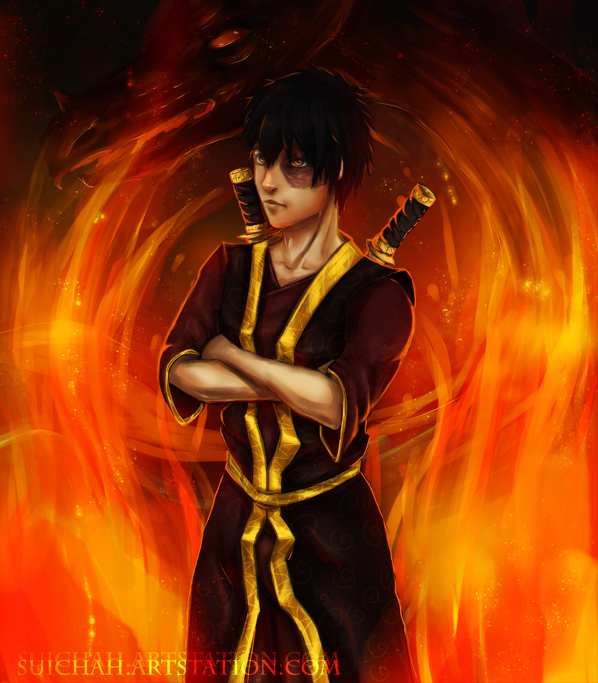 veltalende forhåndsvisning Afvige ArtStation - Prince Zuko