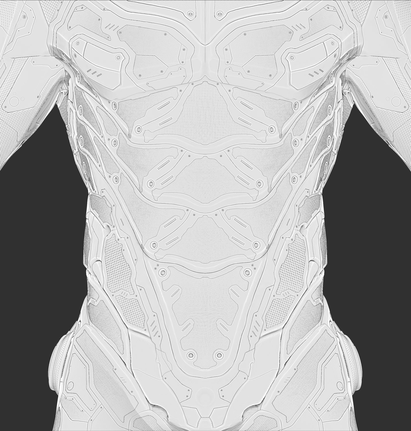 Cavity Torso Front