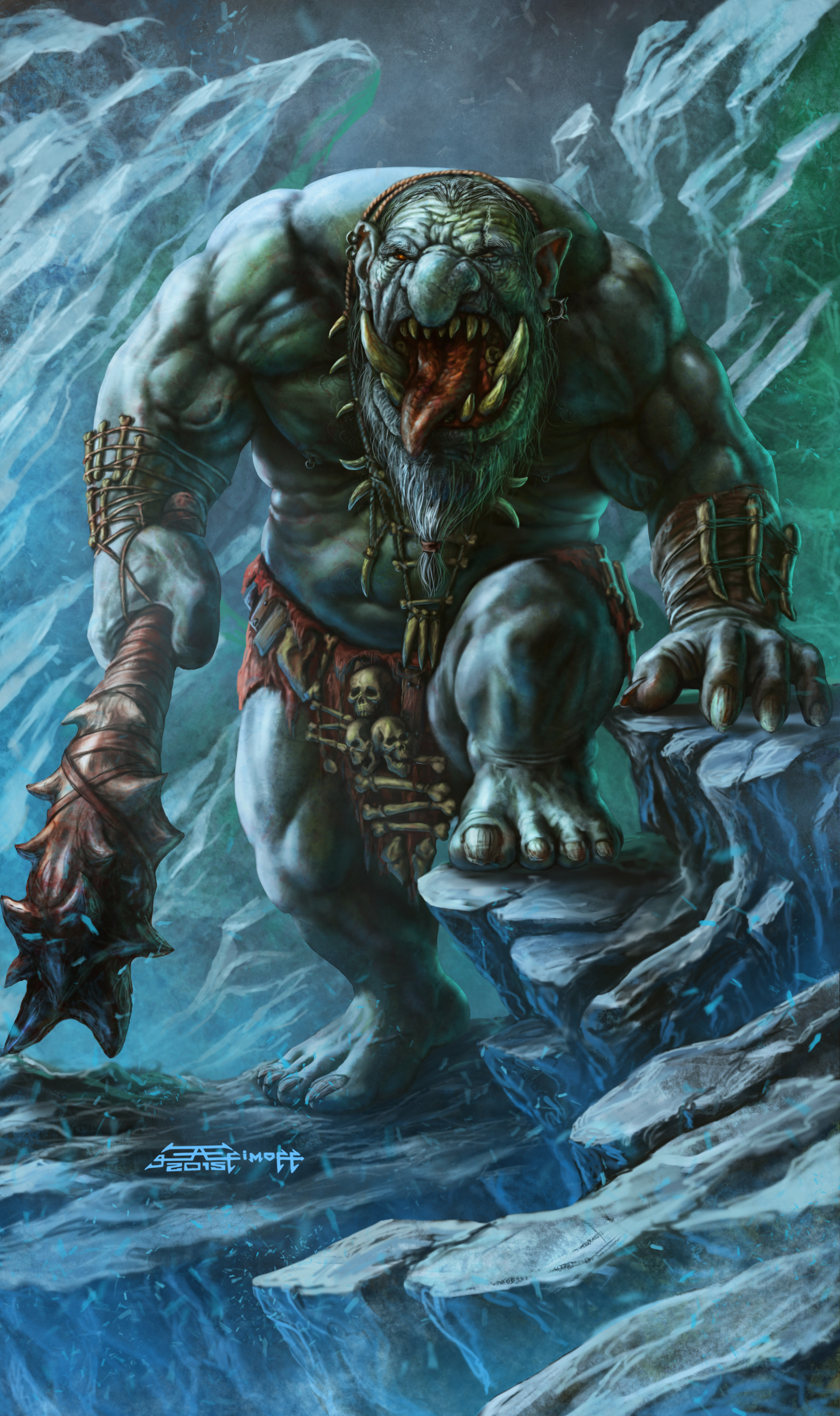 ArtStation - Private troll. Рядовой тролль.