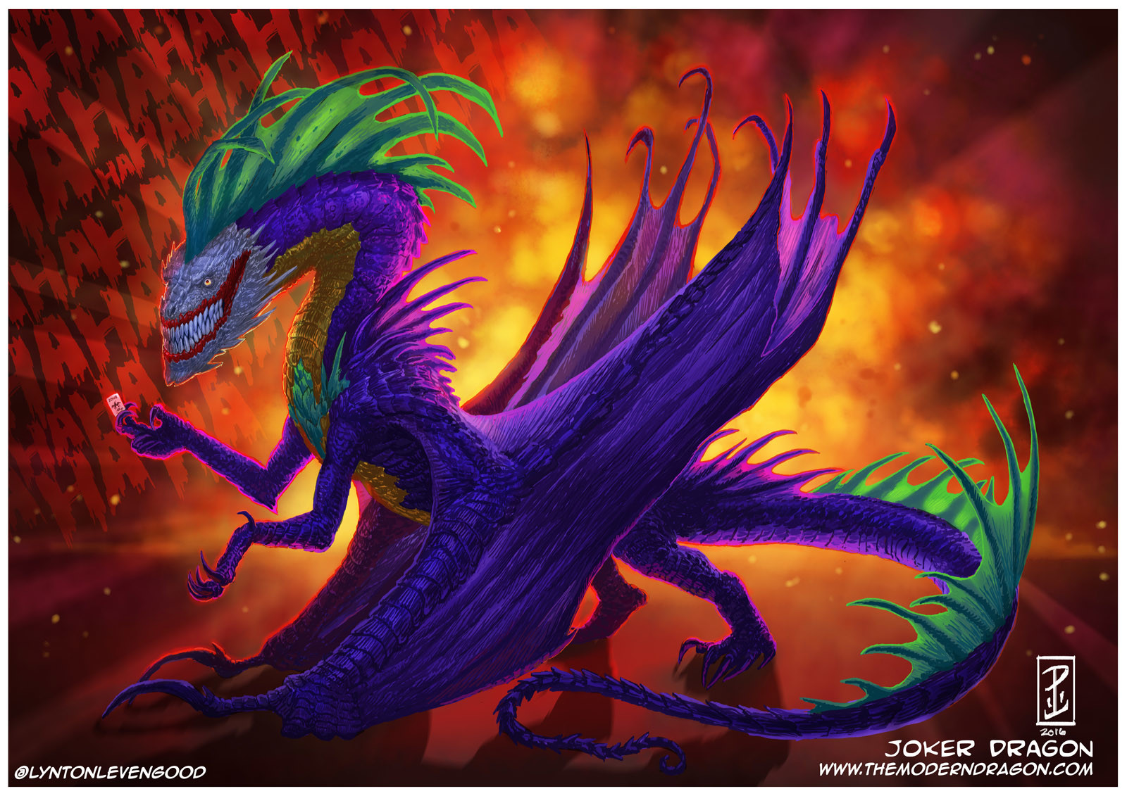 dark nights metal joker dragon