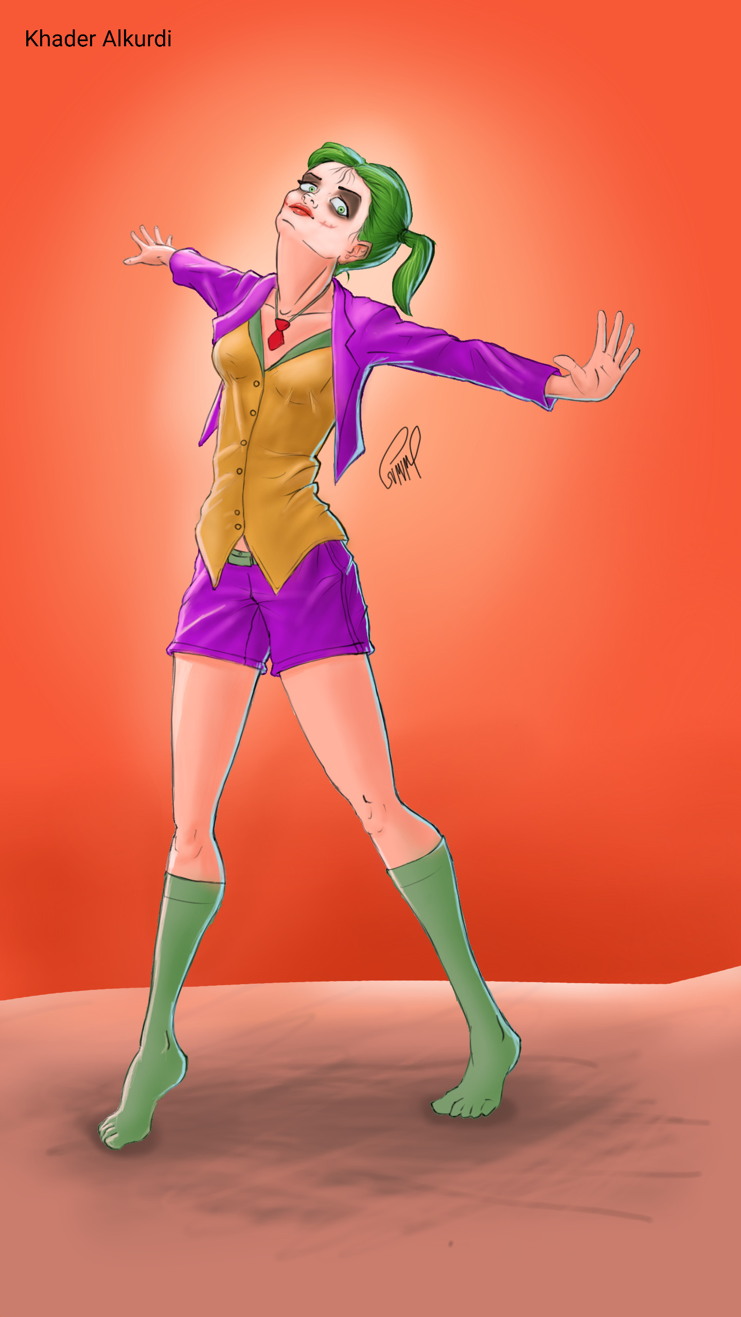 ArtStation Female joker done for fun