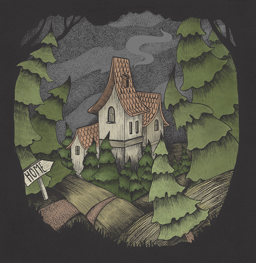 Без аа. Home illustration