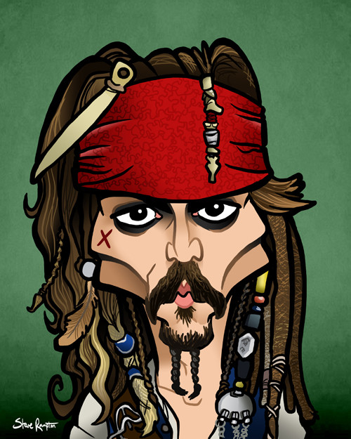 ArtStation - Jack Sparrow (Pirates of the Caribbean)