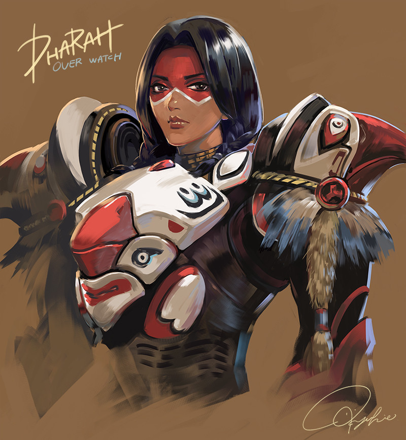 Artstation Over Watch Pharah Yukietajima 田島幸枝