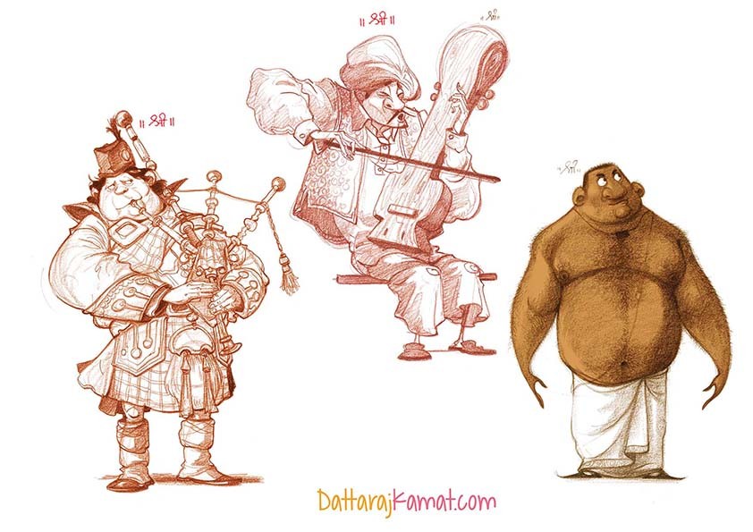 Dattaraj Kamat on Twitter sketches characterdesigns animation india  characters dattarajkamat art sketchbook dailypractice  httpstcoq92sWGvHes  X