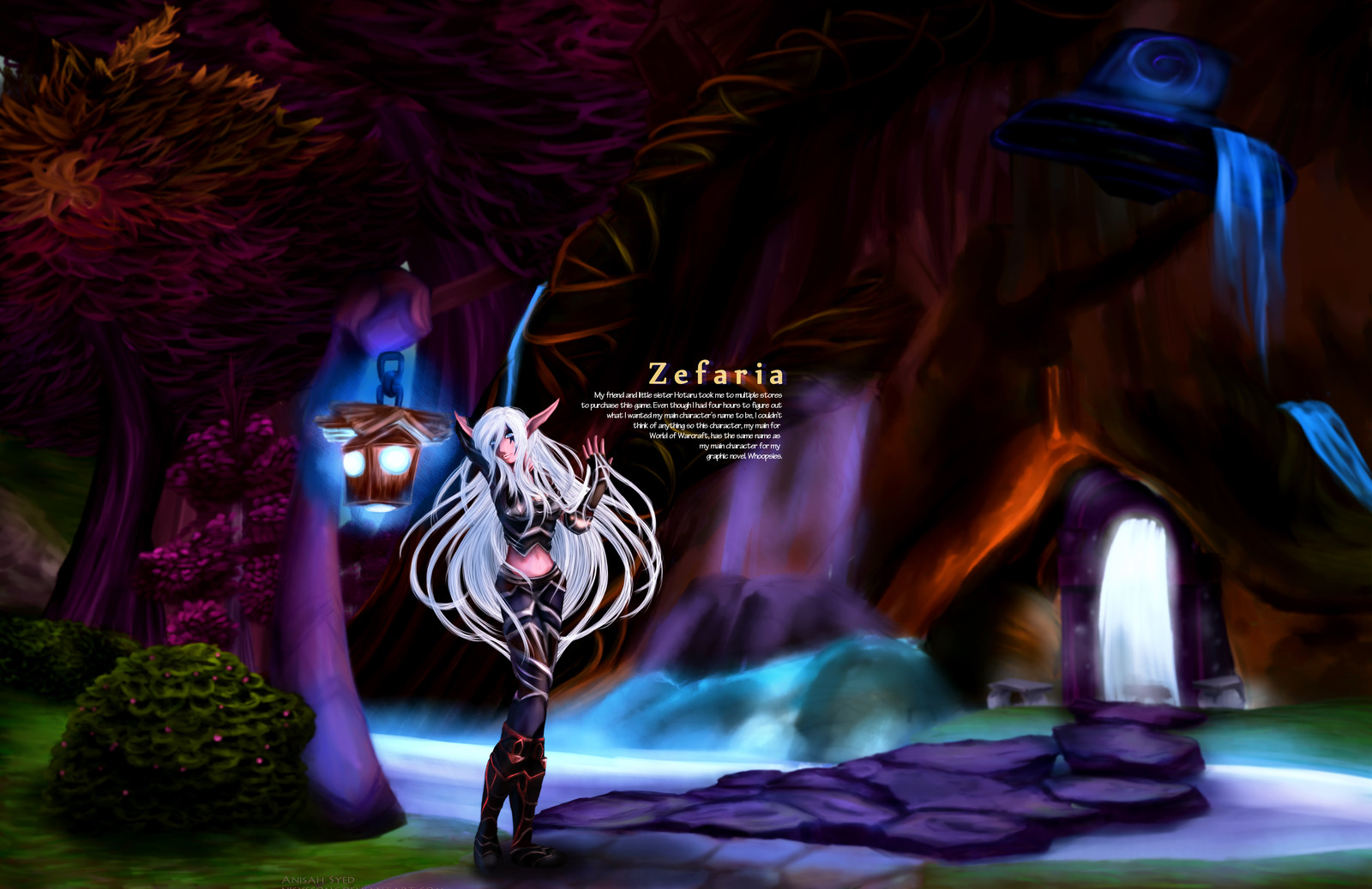 Night Elf Zefaria from World of Warcraft