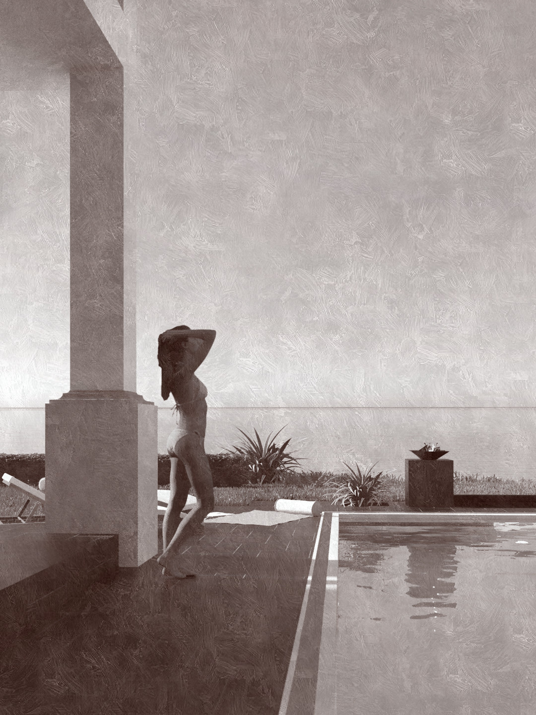 SketchUp + Thea Render 
Seagrove Beach House:
Poolside 05 2pt Vert 43 D Henry Silk
1080 × 1440 Presto MC Bucket