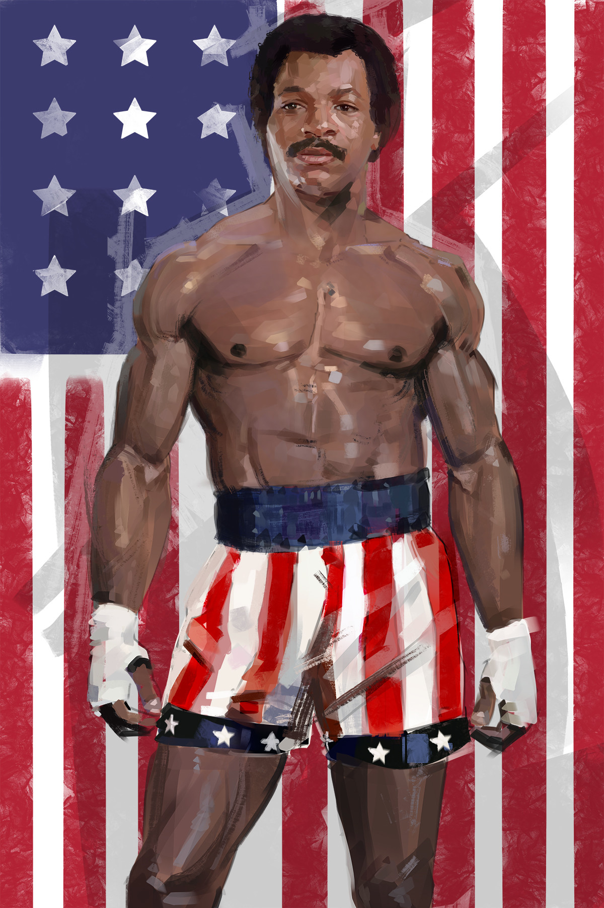 Artstation Living In America Apollo Creed Ismael Alabado