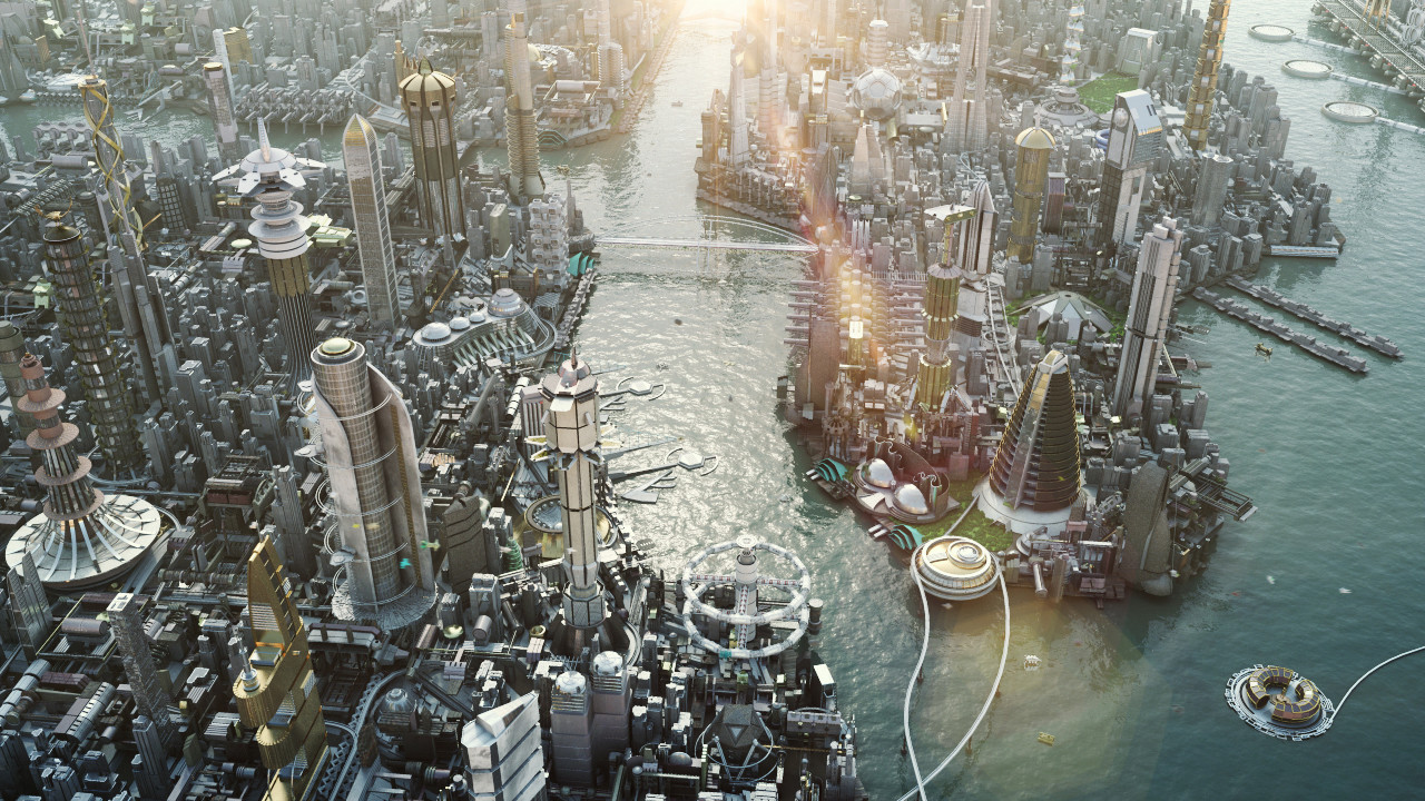 Artstation Sci Fi City Concept Luis De La Barrera Montenegro
