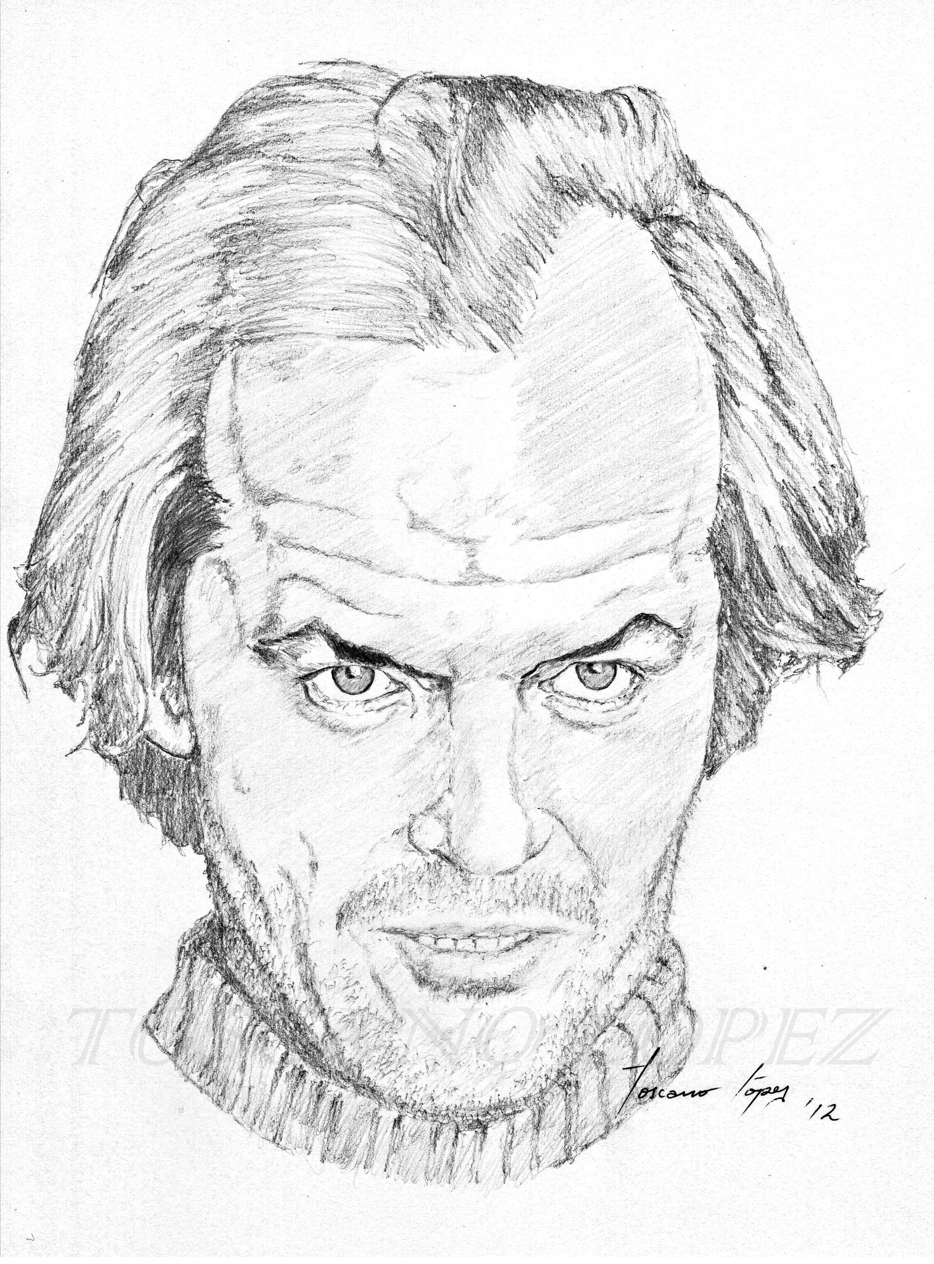 ArtStation Jack Nicholson in The Shining