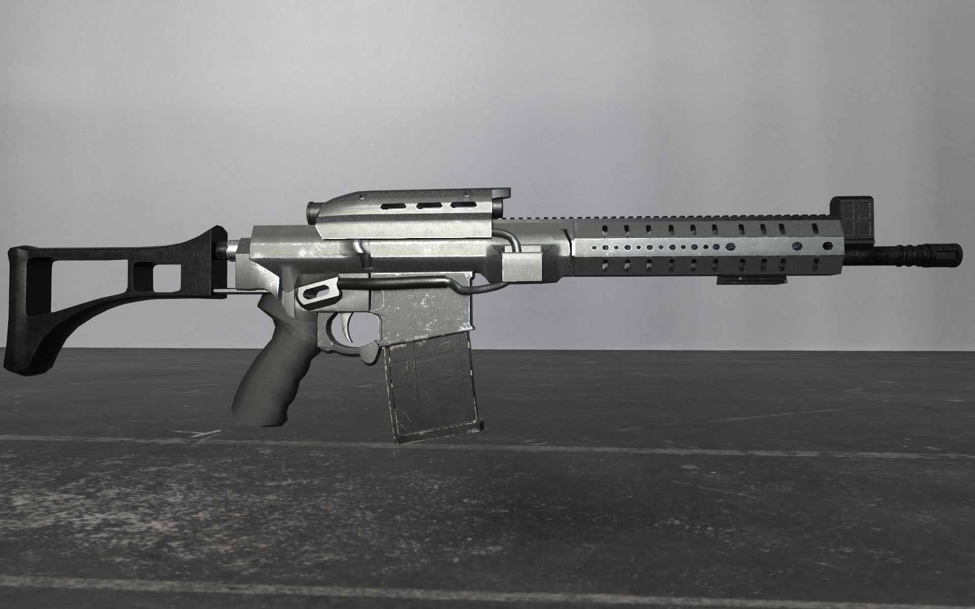 ArtStation - Assault Riffle