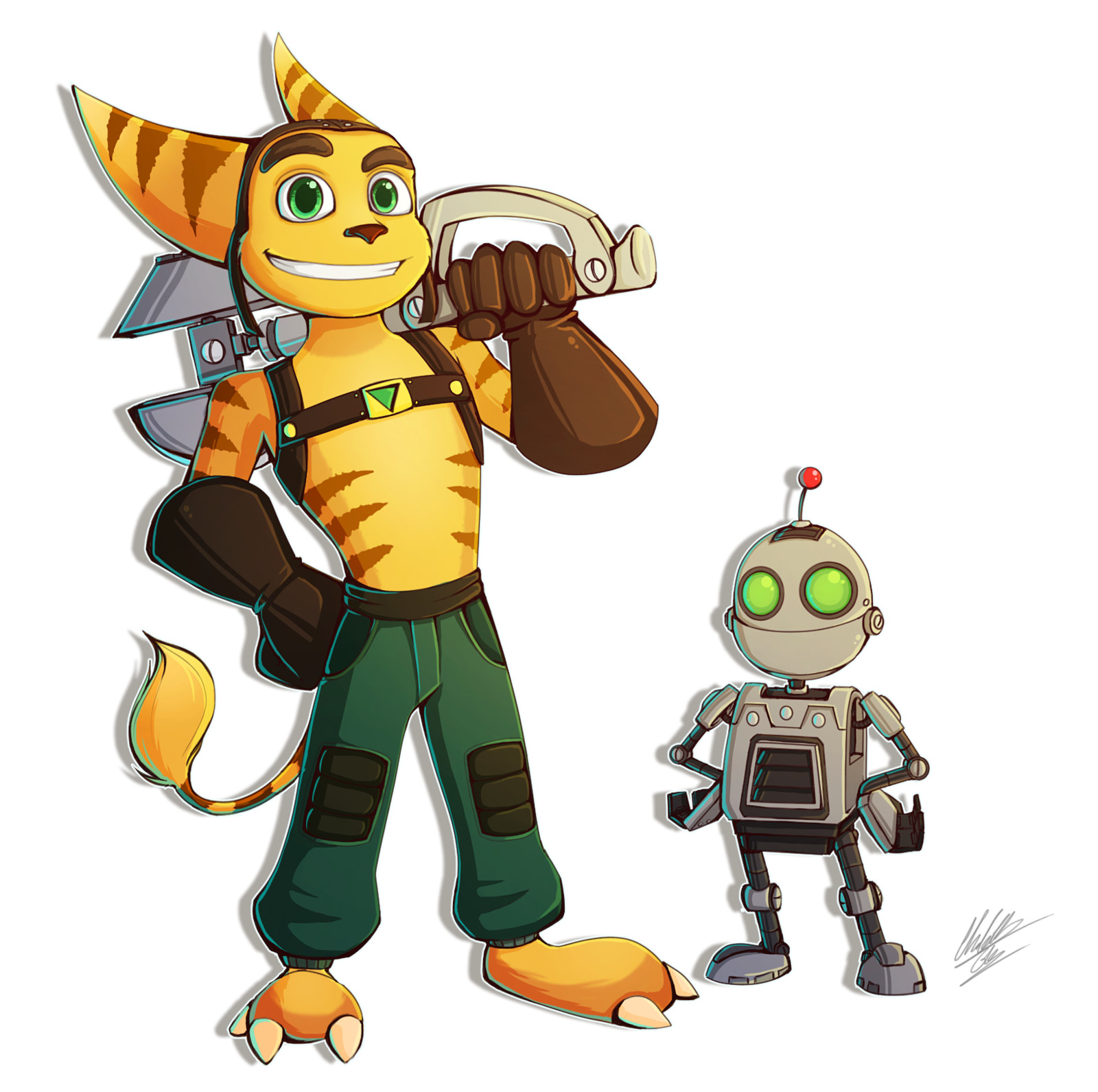 Ratchet and Clank Speedpaint: https://www.youtube.com/watch?v=t5A2BOZJT-0.