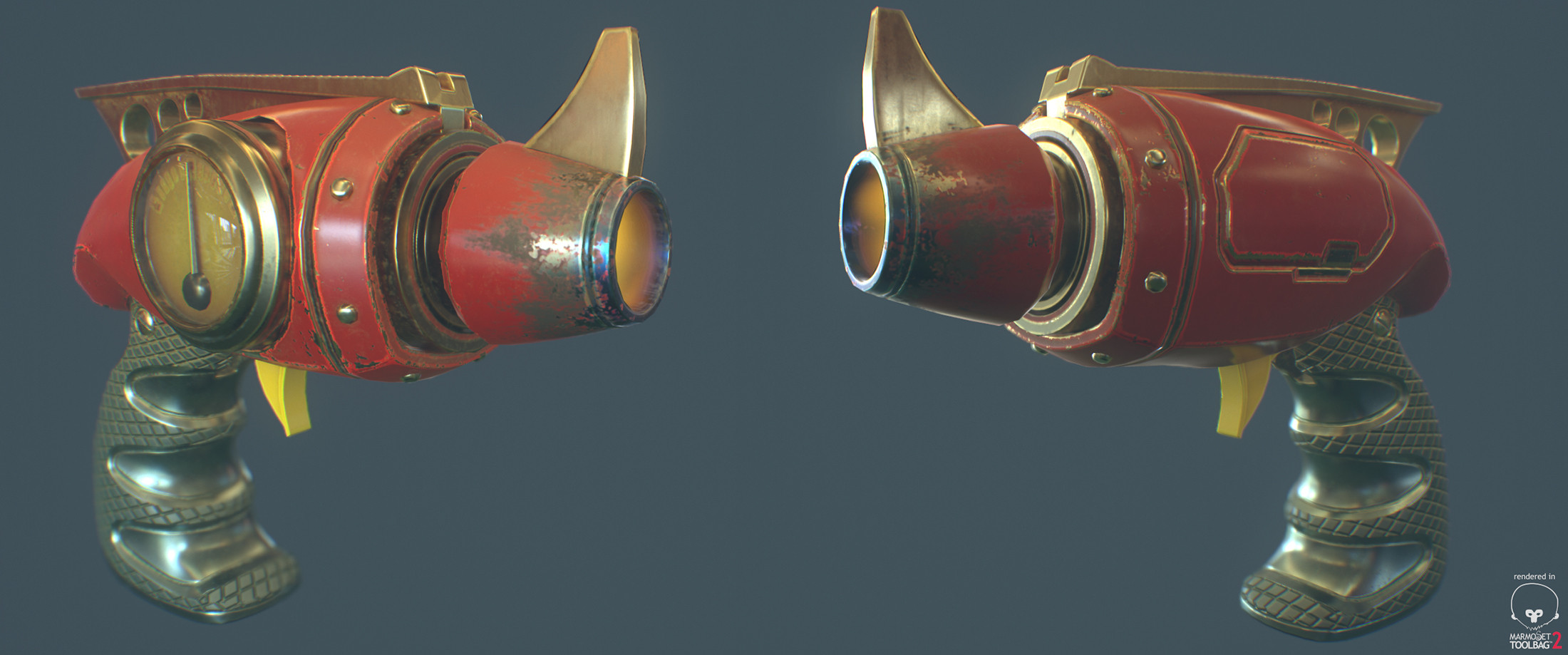 Marmoset Render - Front and Back