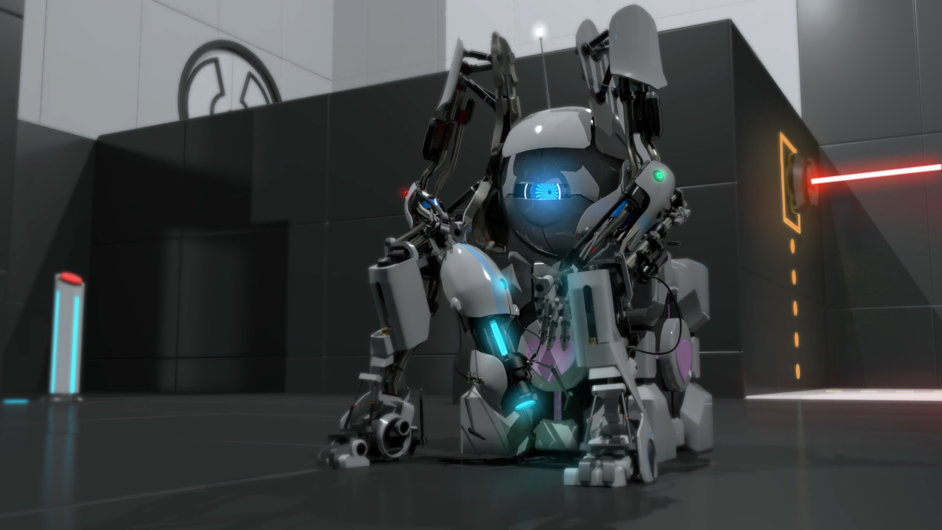 Portal 2 роботы атлас фото 48