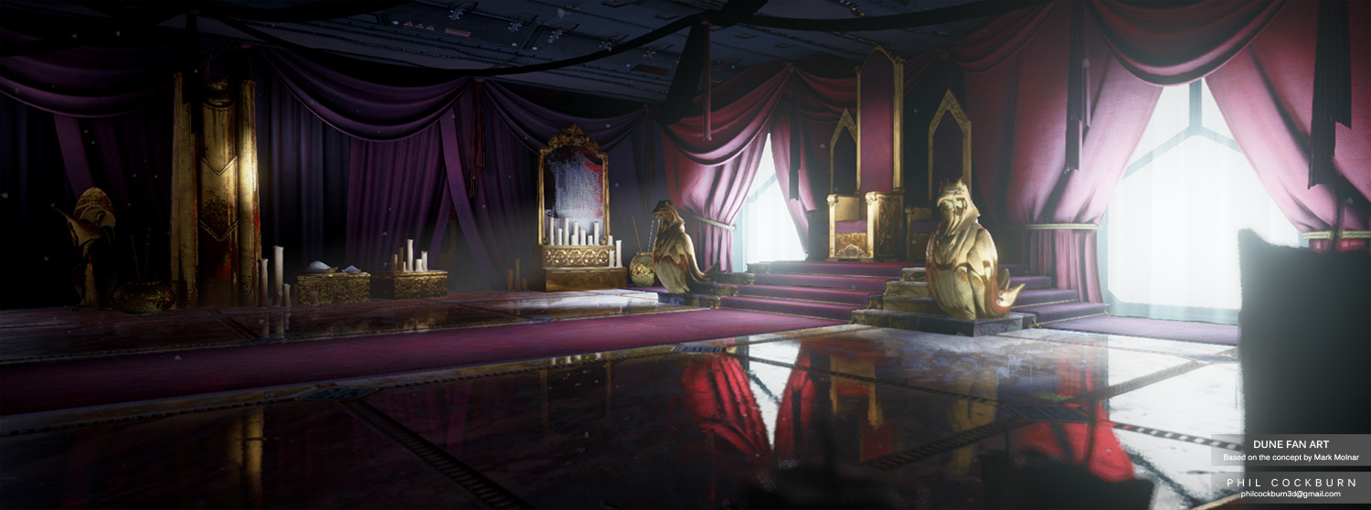 ArtStation Dune Fan Art, Phil Cockburn