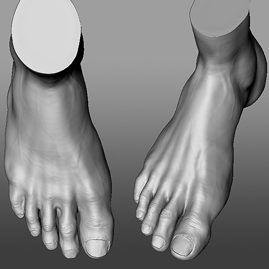 ArtStation Foot Sculpt