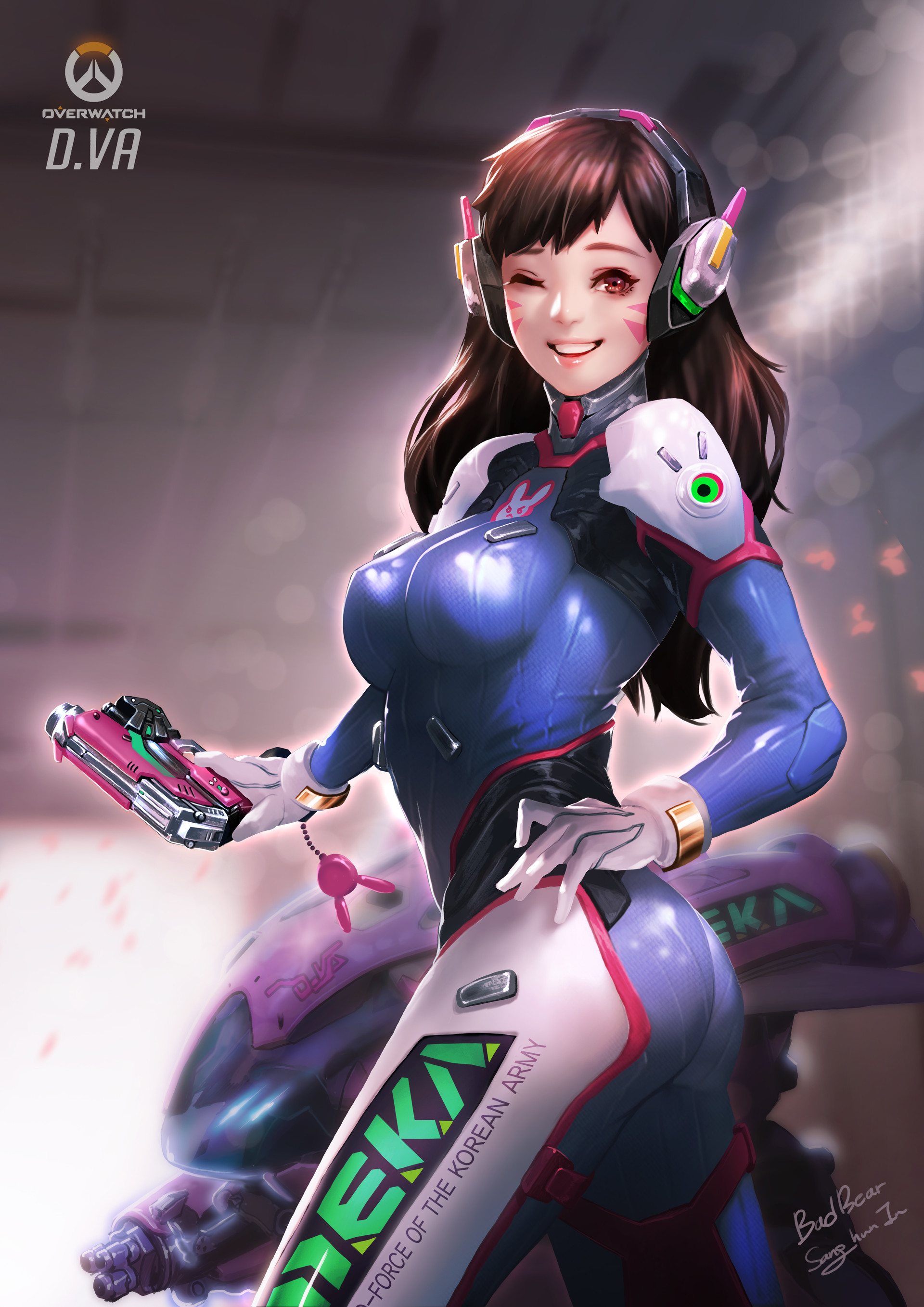 Artstation Overwatch D Va Sang Hun In