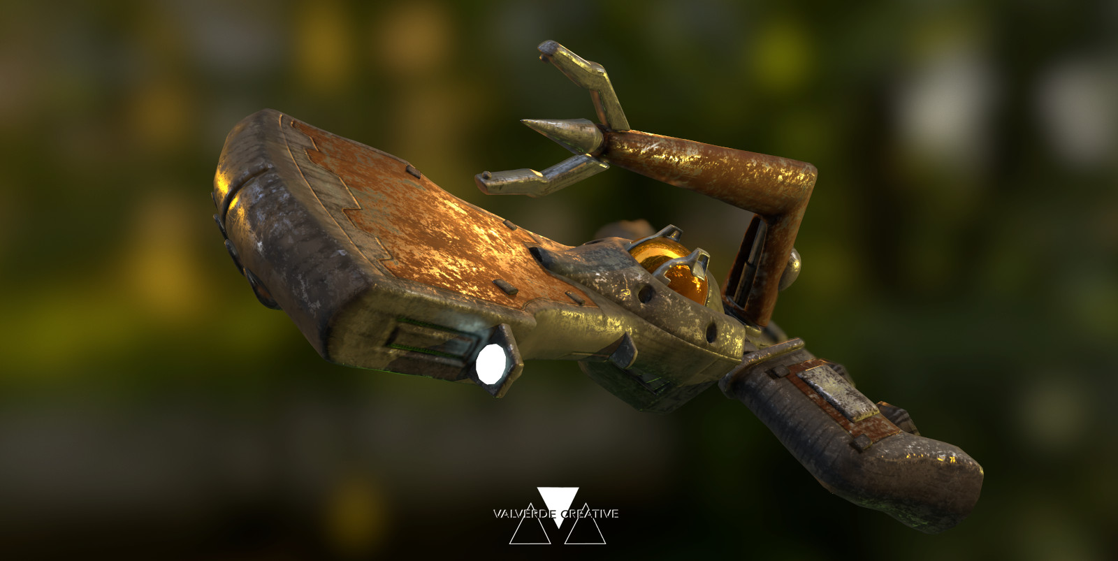 ArtStation Jet Black's HammerHead MonoShip from Cowboy Bebop