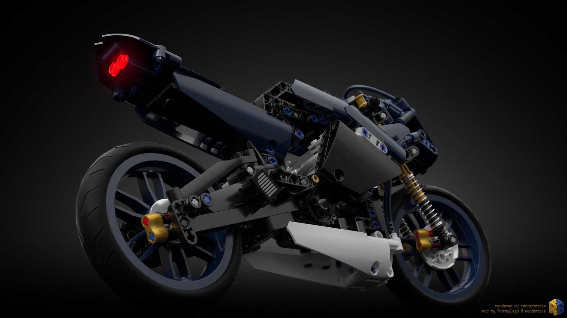 Renderbricks ® - LEGO® Yamaha YZR M1 2016