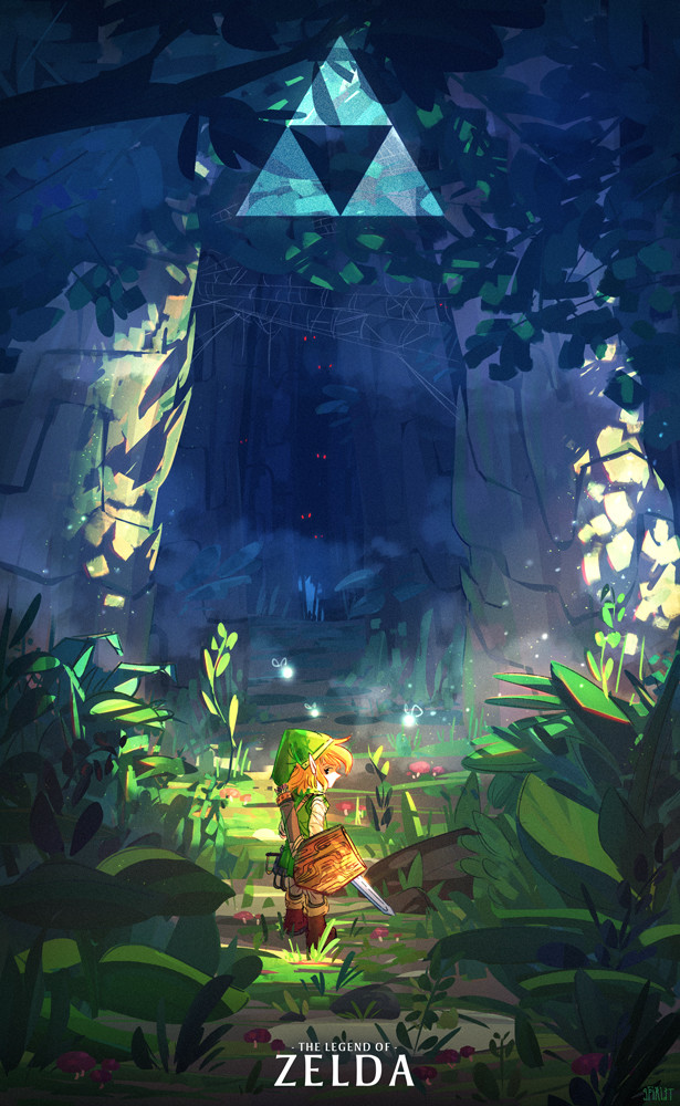 Lost Woods - Legend of Zelda fan art by JanneKarneus on DeviantArt