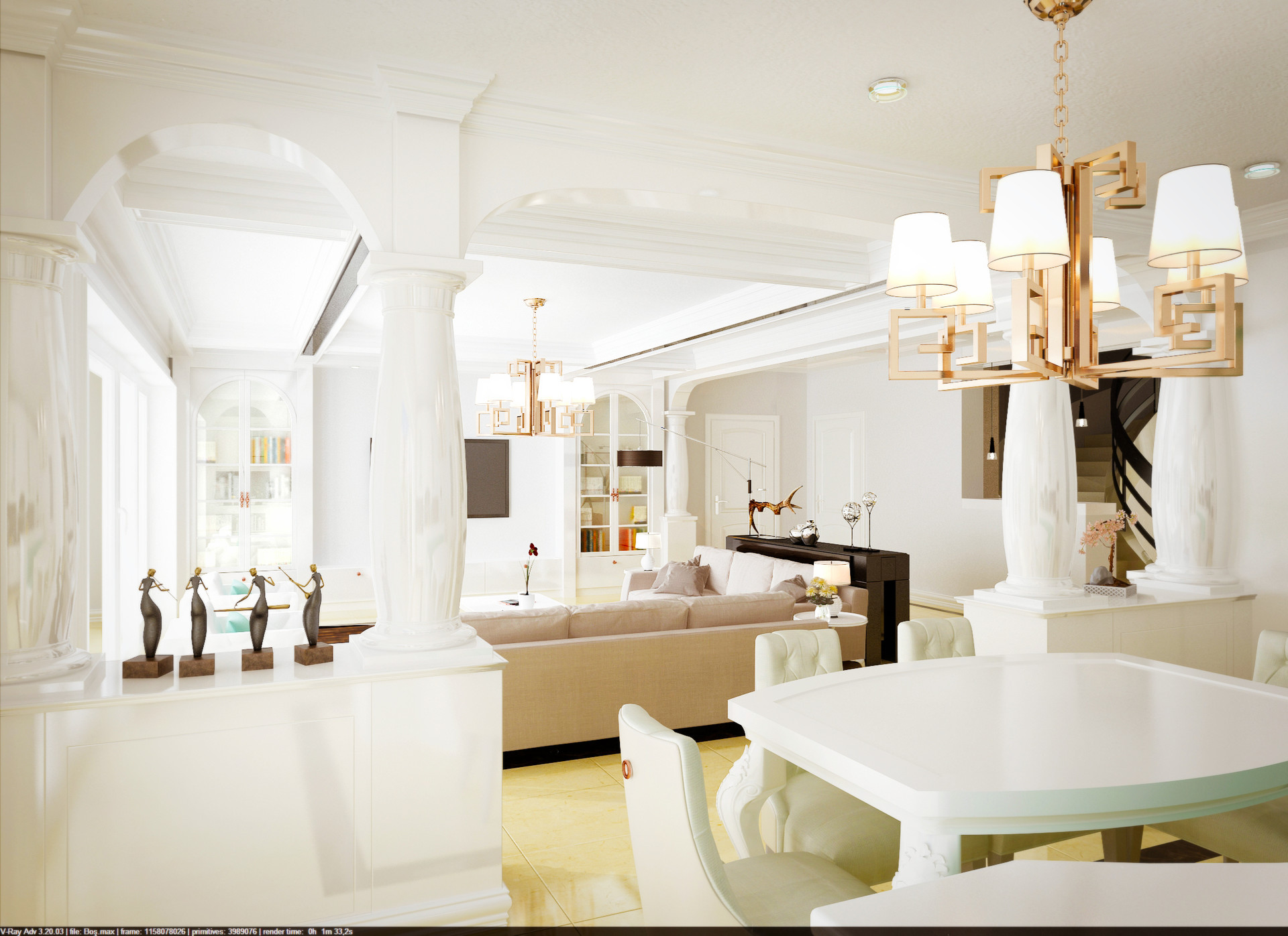 Ozan Sular Oemarch Design Villa Living Room Istanbul Pelican Hill Villas