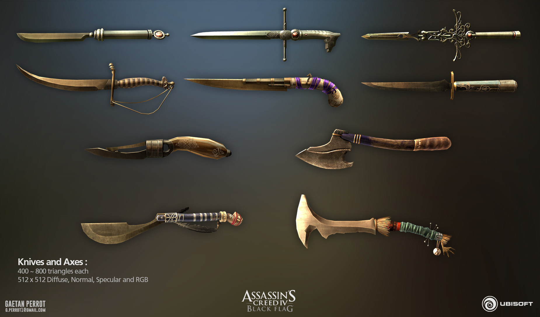 Assassin's Creed IV Black Flag: Multiplayer Weapons.